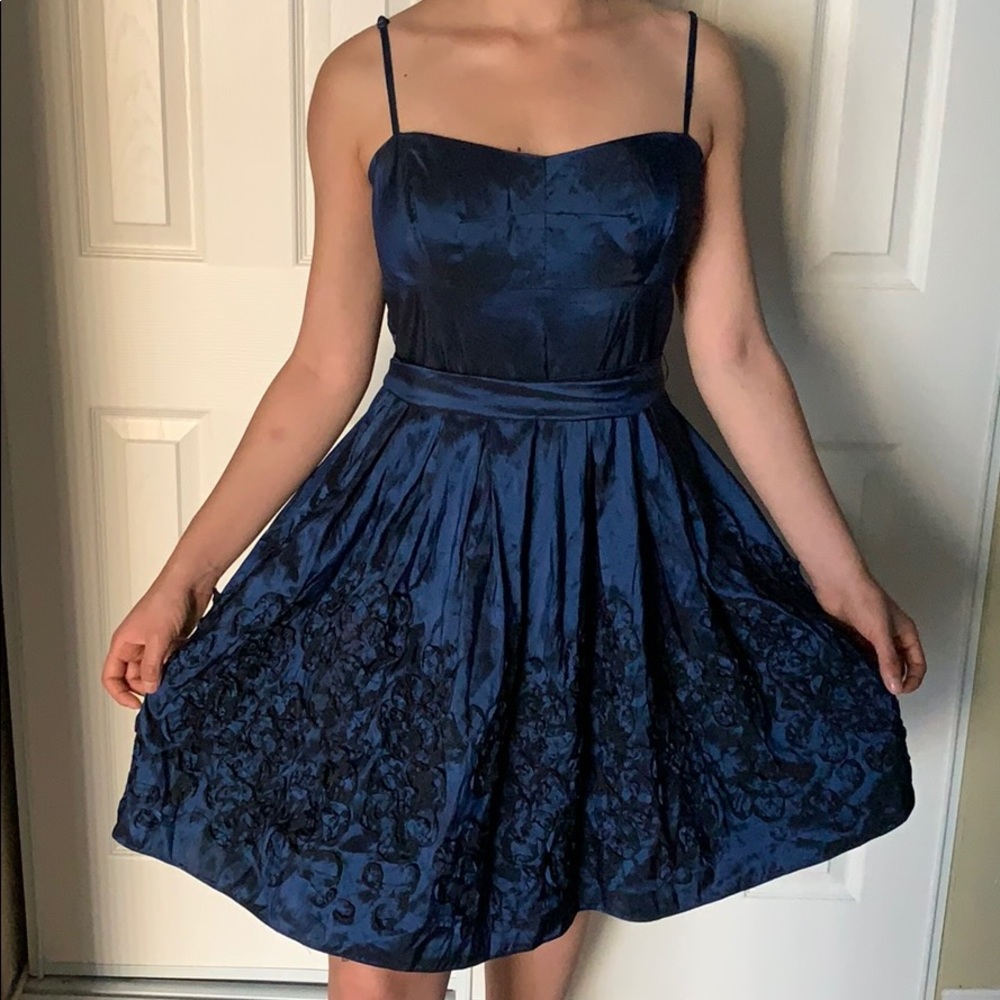Floral Dress Navy